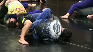 Eddie Bravo Rolling At 10th Planet (2015 Footage)