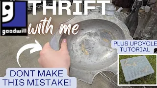 OMG DONT Make the Same Mistake! | Goodwill Thrift with Me | DIY Upcycle | Reseller