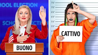 BRAVO STUDENTE VS CATTIVO STUDENTE || Situazioni Divertenti A Scuola su 123 GO!