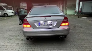 E500 W211 Brutal Sound Exhaust X-Pipe