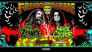 Rob Zombie and Alice Cooper “Freaks on Parade” Tour Live in West Palm Beach, Florida (08/27/2023)