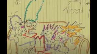 The Simpsons Couch Gag Storyboard  - John K (2011)