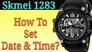 Skmei 1283 Watch Time Setting (Instructions) | How To Set Skmei 1283 (Analog & Digital)?