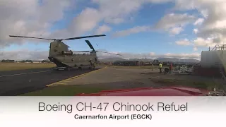 Caernarfon EGCK - Boeing CH-47 Chinook Refuel
