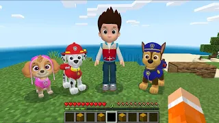 SPOTKAŁEM PSI PATROL w Minecraft KTÓRY ZROBIŁ TO...