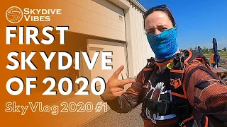 First Skydive of 2020 | Preparing my Skydiving Gear | SkyVlog #1 [2020]