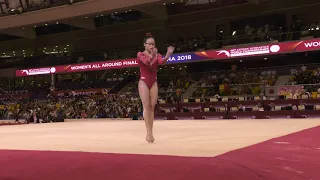 Morgan Hurd - Floor Exercise - 2018 World Championships - Women's All-Around