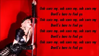 Madonna - Devil Pray Karaoke / Instrumental with lyrics on screen