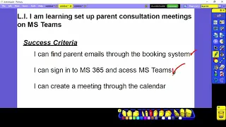 How to set up Parent Consultations through MS Teams - A Guide for Teachers