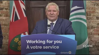 Premier Doug Ford announces Ontario government is opening regional office in Ottawa – April 29, 2024