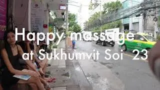 Happy Massage at Sukhumvit soi 23 soi cowboy Bangkok Thailand