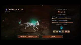 @diabloimmortal making legendary pets to sell