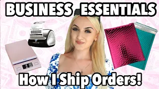 Online Business Essentials + How To Ship Orders! (CHEAPEST WAY)