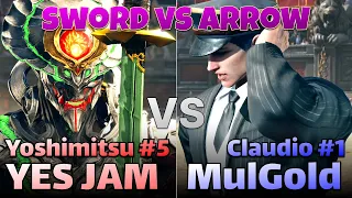 Sword vs Arrow - YES JAM (Yoshimitsu) VS MulGold (Claudio) - Tekken 8 Ranked Matches!