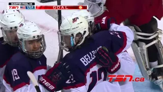 U18 Worlds: Game Highlights - USA vs. CZE (4/21/16)