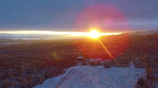 Zapad slnka Tatry !Beautiful Slovakia - 4K - Drone Phantom 3SE