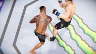 EA SPORTS UFC 2 Parry Counter Wild Overhand Hook/Head Kick Combo Puts Opponent to Sleep