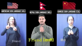 ||ASL , NSL AND CSL||      "American Sign Language  ,Nepali Sign Language And Chinese Sign Language"