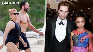 6 famosos con esposas no tan guapas