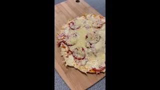 Tortilla Pizza🍕 Easy Recipe #shorts #cooking #pizza