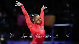 Simone Biles New skill Alert(Double Pike on Vault)