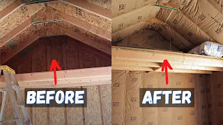 How to Insulate a DIY Shed Time Lapse