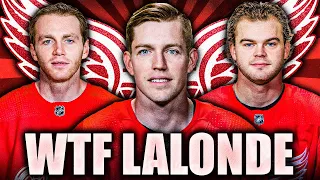WHAT IS DEREK LALONDE DOING? NEW DETROIT RED WINGS LINES ARE CRAZY…