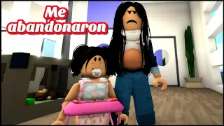 LA NIÑA QUE ABANDONARON😲😟HISTORIAS DE BROOKHAVEN ROBLOX