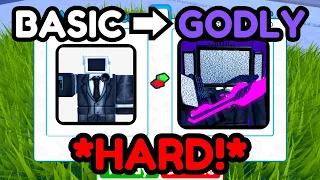 I went from a BASIC to GODLY in Toilet Tower Defense!