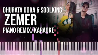 Dhurata Dora ft Soolking - Zemer | Piano Remix/Karaoke
