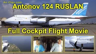 Antonov 124 of Antonov Airlines - FULL MOVIE! Cockpit & cabins! [AirClips full flight series]