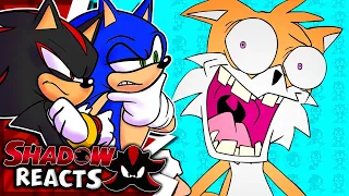 Sonic & Shadow REACT To Secret History of Sonic & Tails!