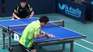 Dimitrij Ovtcharov vs. Eugene Wang Zhen, 2012 LA Open Table Tennis Tournament, 15:11:24