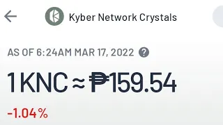 I'M EARNING CRYPTO WHILE AT HOME( KYBER NETWORK CRYSTALS GOOD PROFIT)