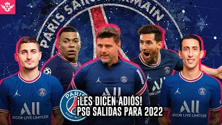 ¡ADIOS PARÍS! Ventas y Salidas de PSG para esta Temporada 2022, Nuevo DT, Mbappe y MAS