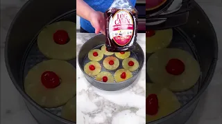 Easy pineapple upside down cake!