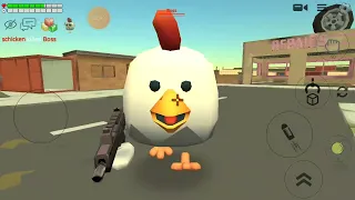 jogando chicken gun com amigos