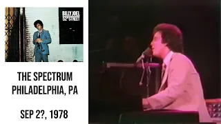 Billy Joel - Live at The Spectrum, Philadelphia (Sep 2?, 1978)