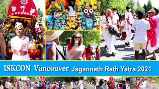 ISKCON  Vancouver 2021,  Lord Jagannath Rath Yatra (Chariot Parade)  2021  BC Canada
