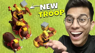 new SUPER HOG RIDER POWERFUL TROOP till NOW in Clash of Clans