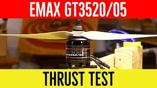 So much power! Emax GT3520/05 Motor Thrust Test (12x6, 3S-4S) (13x5.5, 3S)