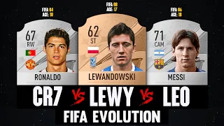 Ronaldo VS Messi VS Lewandowski FIFA EVOLUTION! 🤯💔 FIFA 04 - FIFA 23
