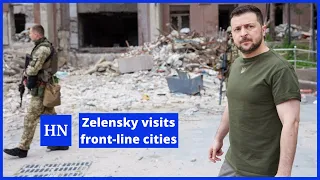 Zelensky visits front-line cities of Mykolaiv and Odesa | Hint News