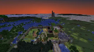 Minecraft 1.19.4 - The 'Distant Horizons' Mod in a copy of my Survival World. (No Commentary)