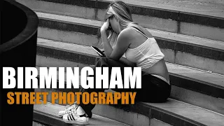 BIRMINGHAM RELAXING STREET PHOTOGRAPHY (BLACK AND WHITE). #birmingham  #streetphotography #pov