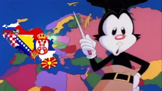 [earrape at 0:32] Yakko's World but every country with the letter G is now in one piece