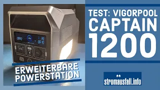 Vigorpool Captain 1200 | Powerstationtest: besser als Jackery und EcoFlow?