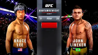 Bruce Lee vs. John Lineker (EA Sports UFC 3) - CPU vs. CPU