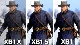 Red Dead Redemption 2 | Xbox One X VS Xbox One S VS Xbox One | 4K Graphics Comparison