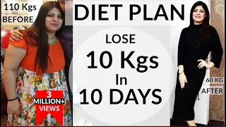 Diet Plan To Lose Weight Fast In Hindi | Lose 10 Kgs In 10 Days